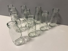 Set 10 Bottiglie Latte Vetro