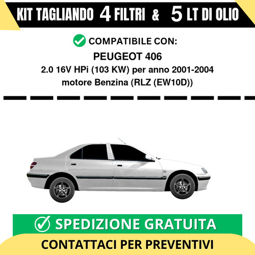 Tagliando per peugeot 406 0 - per,