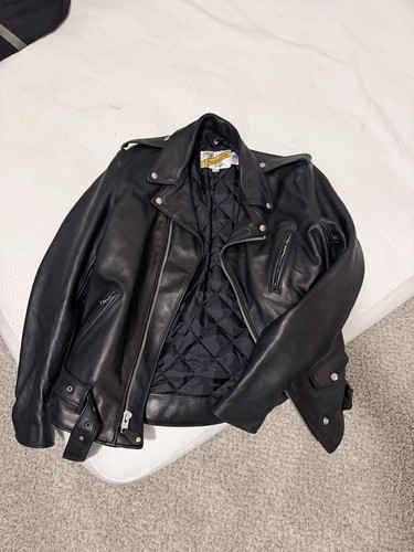 Giacca pelle uomo schott - giacca, di