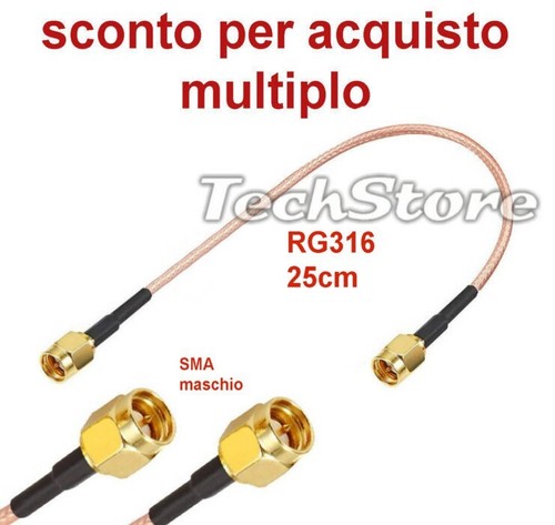 Cavo coassiale rg316 - rf, 50ohm