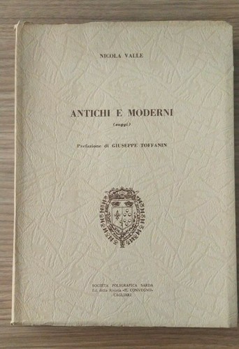 Antichi moderni saggi - e, nicola