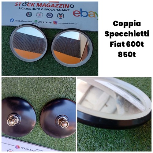Coppia specchietti tondi fiat - specchietti,
