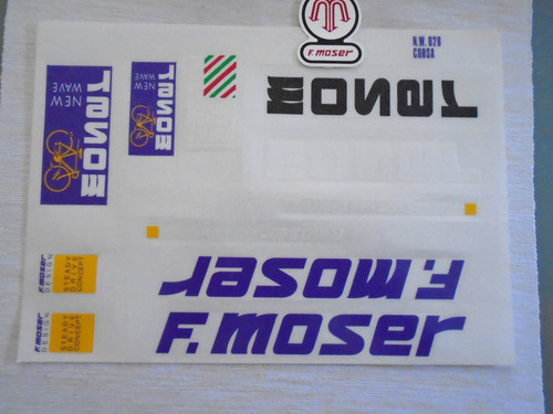 Moser set decalcomanie bici - f,