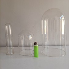 3 ANTICHE CAMPANE IN VETRO SOFFIATO 