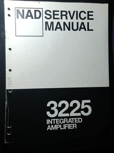 Nad 3225 amplificatore manuale - nad,