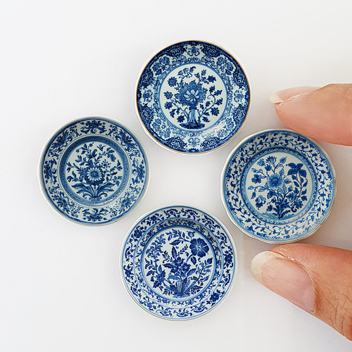 Set piatti ceramica - , floreale