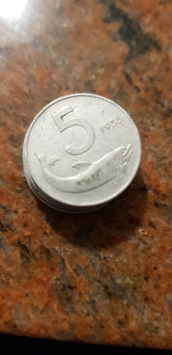 Monete lire 1955 - monete, 5
