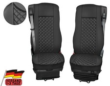 Per Coprisedili DAF 106 CF XF 1+1 Eco Pelle Nero 1+1 TRUCK