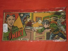 CAPITAN MIKI  a striscia -7° serie n° 2  -a-COLLANA SCUDO DARDO sgs+ho  BLEK 