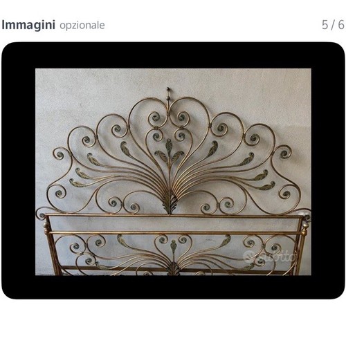 Letto matrimoniale vintage cmp - vintage,