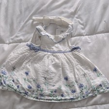 Vestito bambina con fascia 3-6