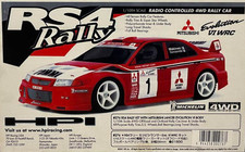 HPI RC RS4 Rally 1/10 MITSUBISHI Lancer Evo VI WRC 4WD Rally Car con...