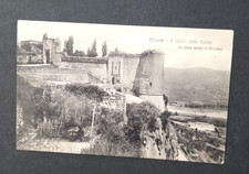Orvieto-Ruderi della Rocca (in basso la Stazione). Timbro Servizio Mobile. 1915