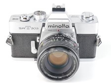 Minolta SRT 303 con obiettivo 50mm f/1.7