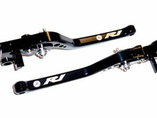 Yamaha R1 R1S 2015-2024 Freno e Frizione lungo Nero Leve Strada Gara Pista S14AD