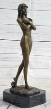 Popolare Scultura In Bronzo Di