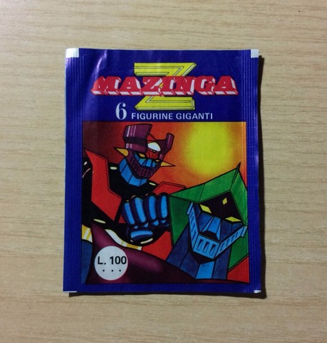 Bustina figurine mazinga - bustina, di