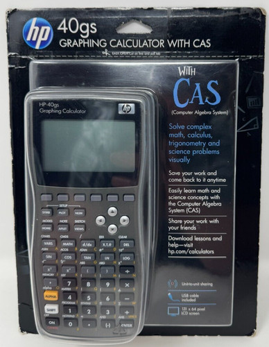 Calcolatrice grafica 40gs - grafica, hp