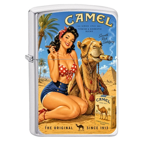 Accendino camel zippo - accendino,