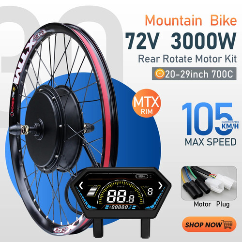 Kit mtx ebike 72v 3000w - ebike,