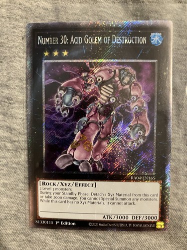Numero golem acido - numero, 30: