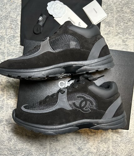 Chanel sneaker black suede - sneaker, 'black