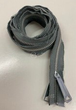 Cerniera doppio cursore grigia 2,20 mt per sacchi a pelo cod. 1198 campeggio