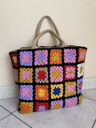 Borsa granny fatta mano ad - a,