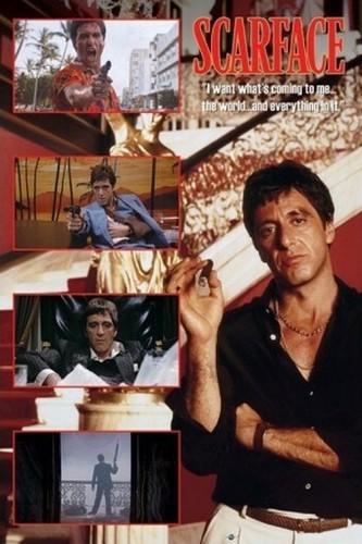 Poster scarface pacino - pacino, tony