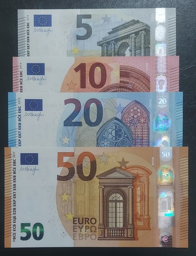 Serie 50 euro - 5-10-20-50, italy