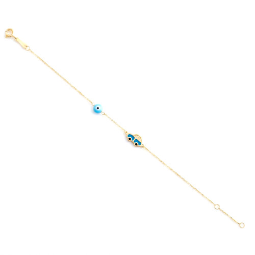 Bracciale smaltato oro - , 9