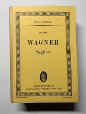 Noten. R. Wagner. Siegfried.   Taschenpartitur.