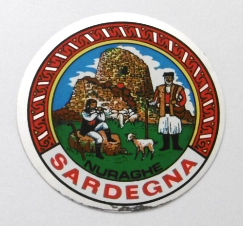Adesivo souvenir sardegna - adesivo,
