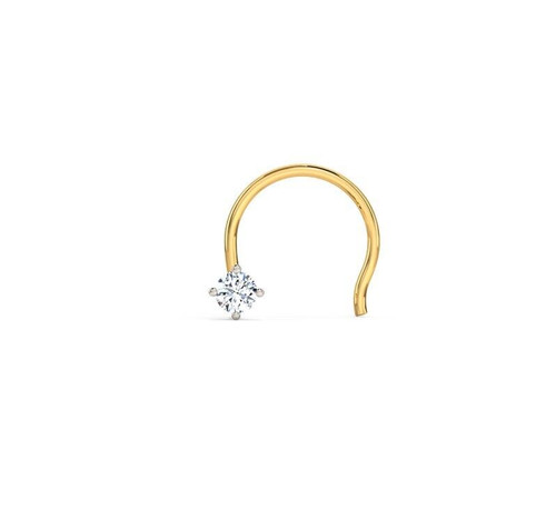 Solitario naso anello piercing - naso,