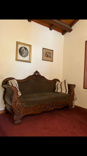 Antico divano noce epoca - antico,