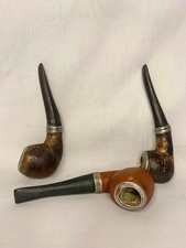 3 pipa per tabacco in legno