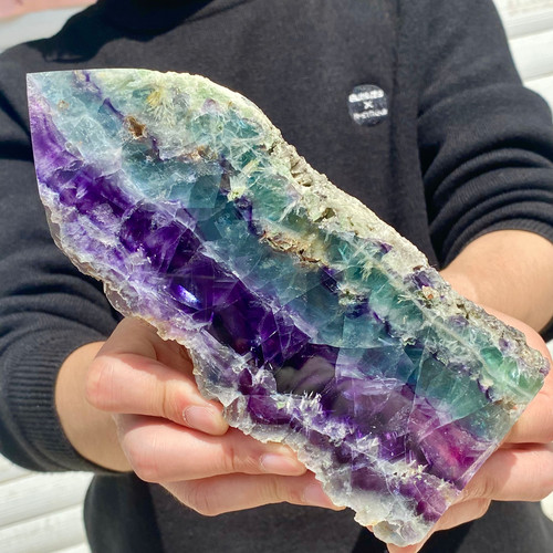 Colonna cristallo fluorite
