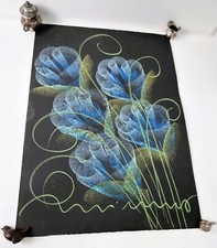 Gesso Su Carta Quadro Arte