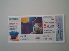 - BIGLIETTO DELLA LOTTERIA