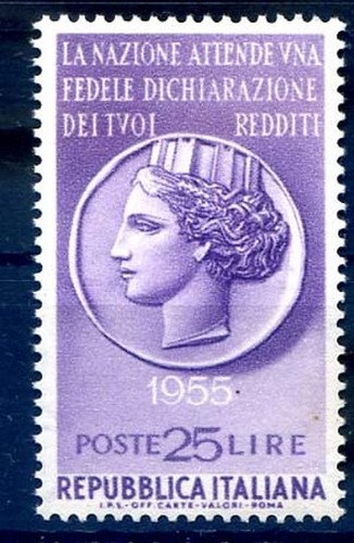Italia 1955 reddito nuovo - italia,