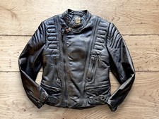 giacca pelle uomo biker moto vintage pelle caferacer taglia S