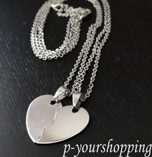 Collana Cuori Coppia Acciaio