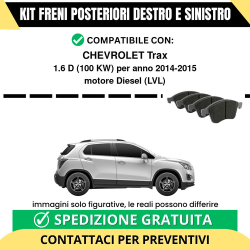 Pastiglie freno posteriori - pastiglie,