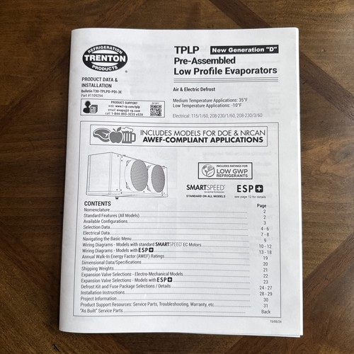 Manuale trenton refrigerazione - manuale,