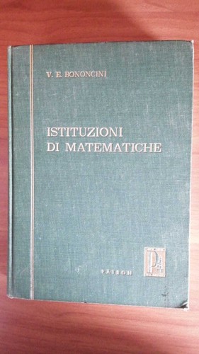 Istituzioni matematiche - istituzioni, di