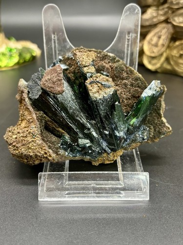 Vivianite cristallo grappolo - vivianite,