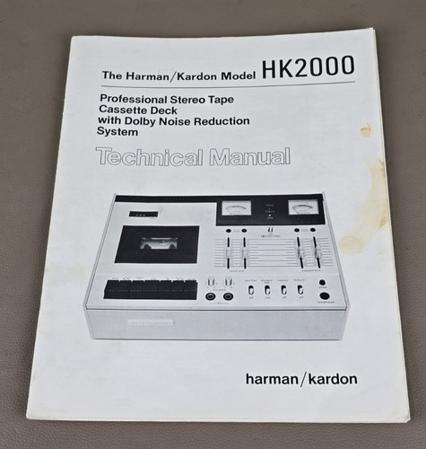 Harman kardon stereo tape - kardon,