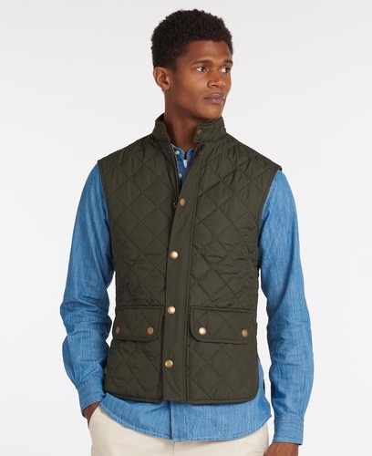 Gilet trapuntato barbour uomo - gilet,