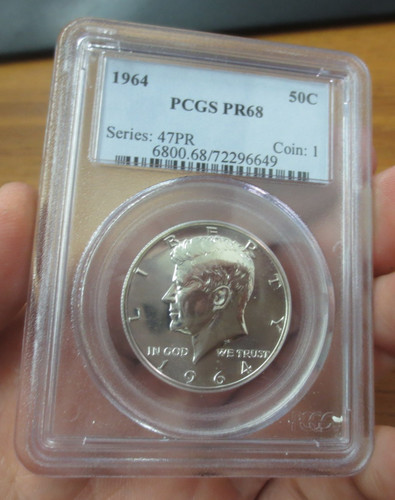 1964 proof kennedy mezzo - proof,
