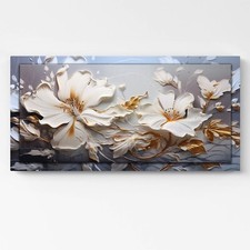 Quadro Moderno con Fiori–Q1391- Stampa su Tela con Eleganza Floreale